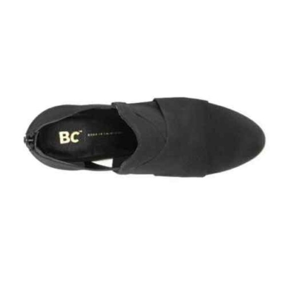 BC FOOTWEAR - Azalea Vegan Crisscross Bootie (Black) - Picture 4 of 9